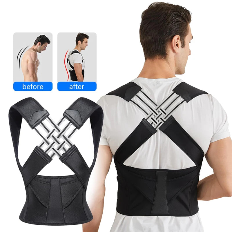 Posture Corrector for Women and Men, Adjustable Shoulder Posture Brace