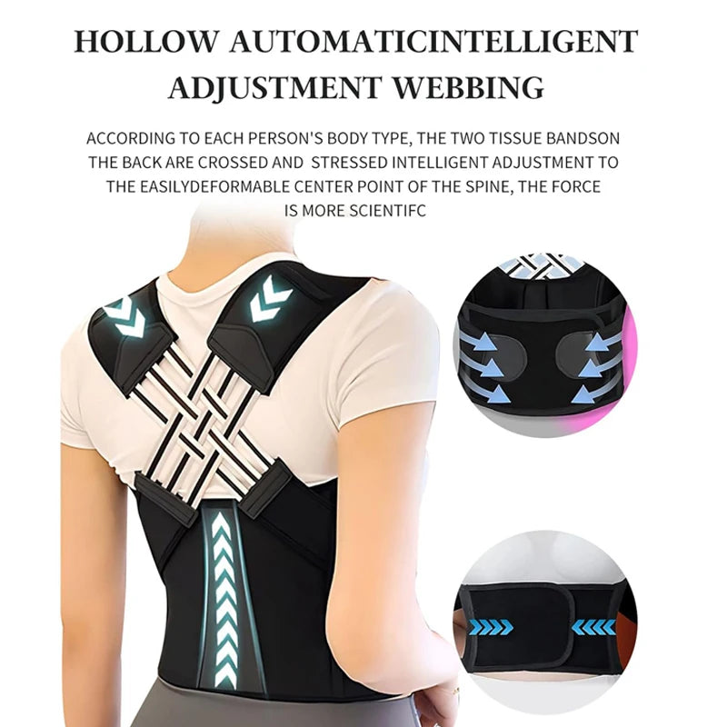 Posture Corrector for Women and Men, Adjustable Shoulder Posture Brace