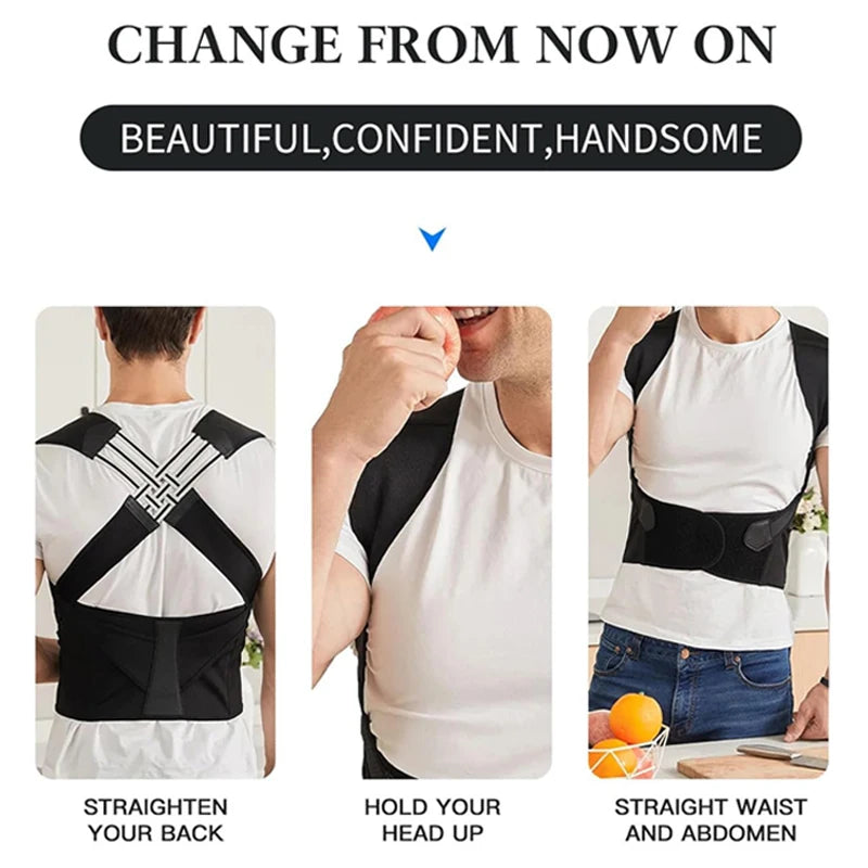 Posture Corrector for Women and Men, Adjustable Shoulder Posture Brace